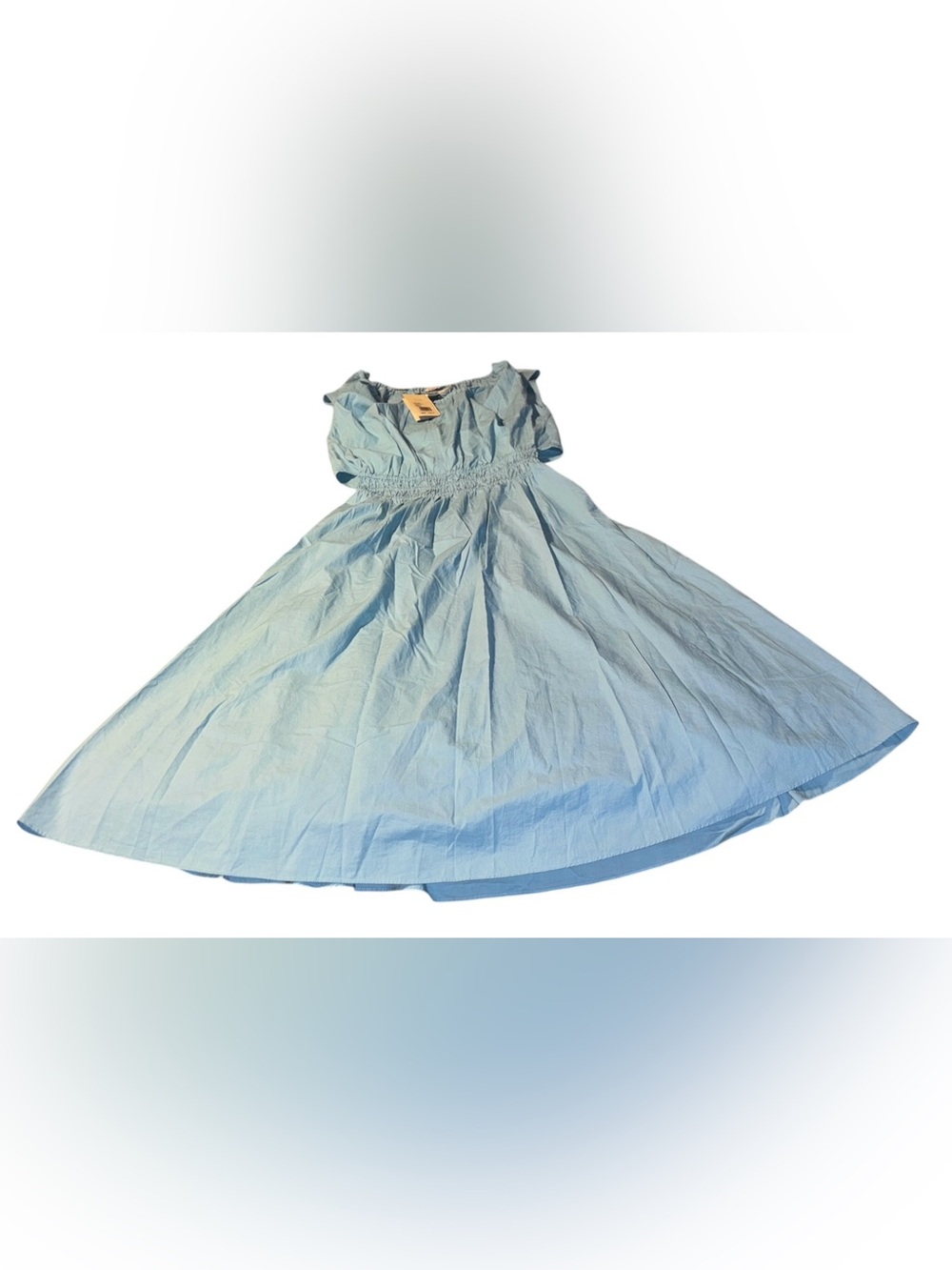 Faherty Sky Blue Asymmetrical Dress